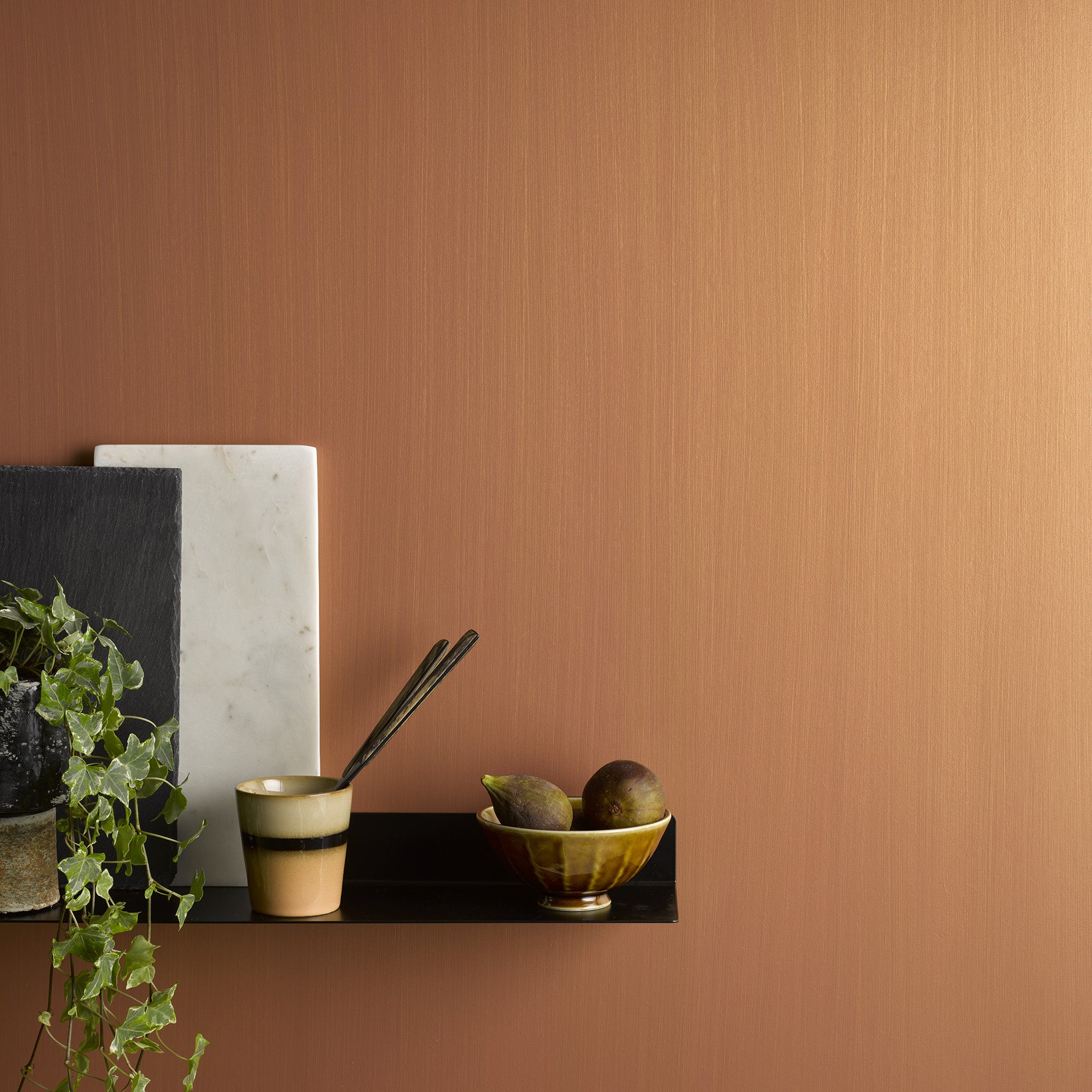 rose gold effect