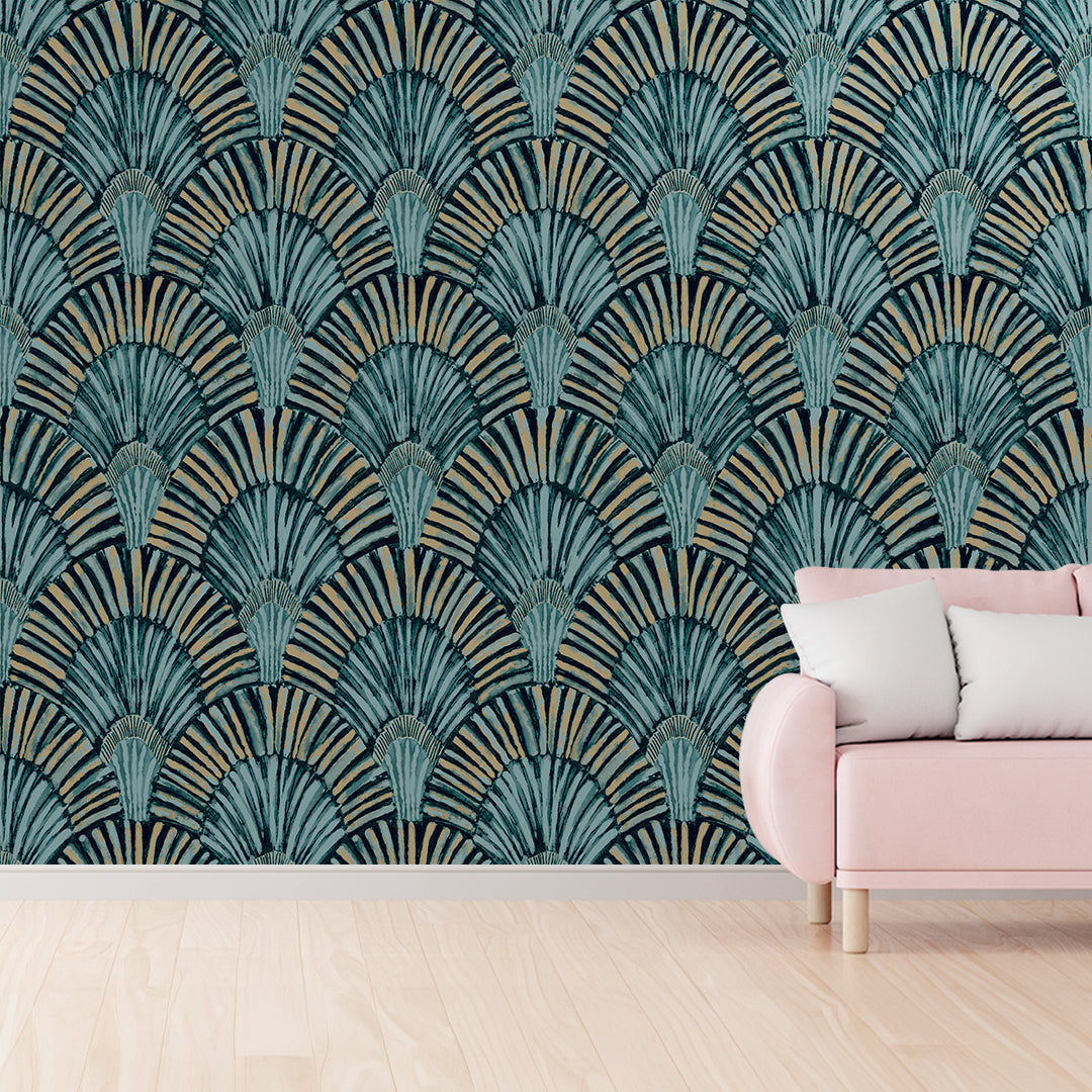 Fan Geometric Print