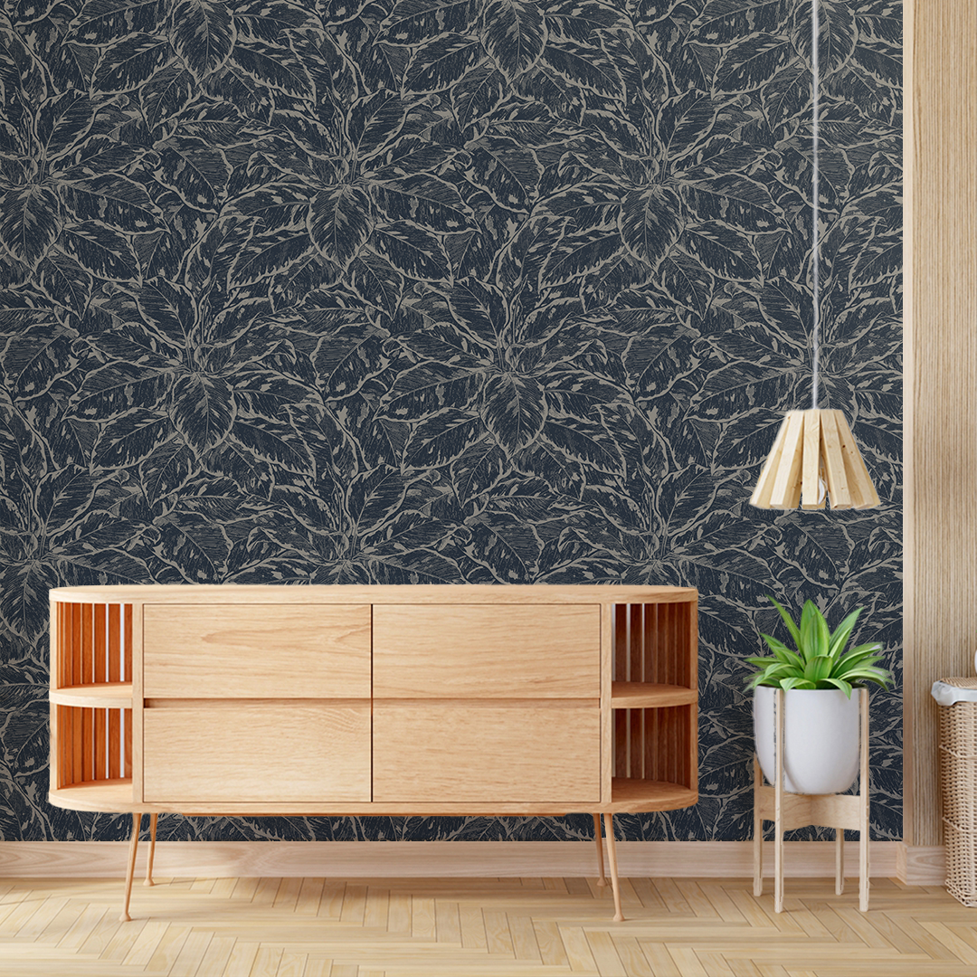 Inked Leaf Motifs