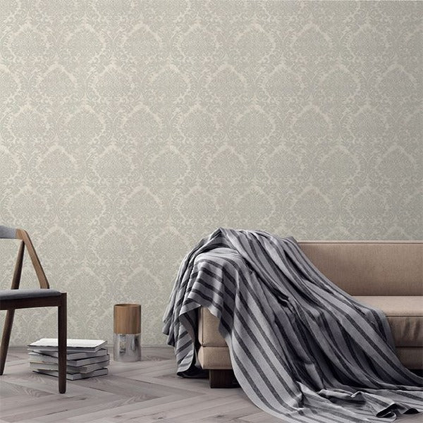 Grey Damask