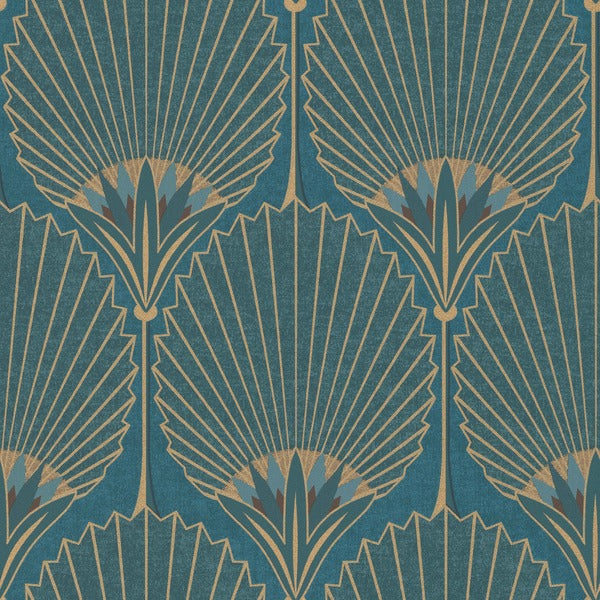 Palm Motifs - Cadet