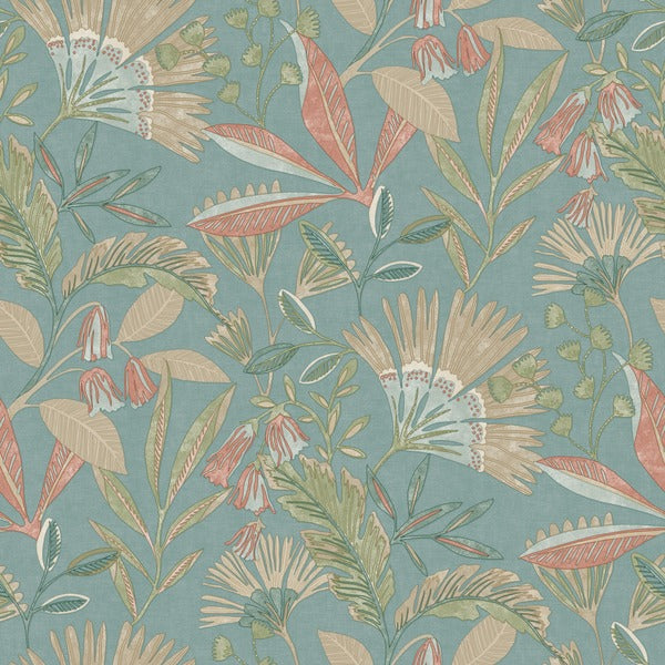 Tropical Bloom - Aqua