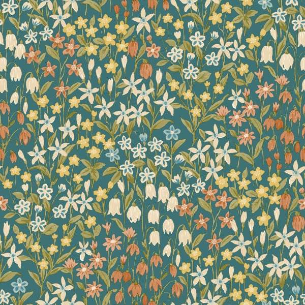 Floral Fields-Green