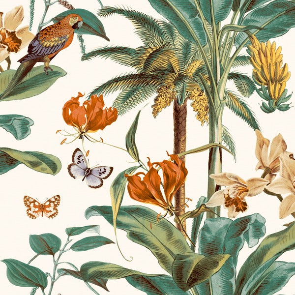 Floral Palm Motifs
