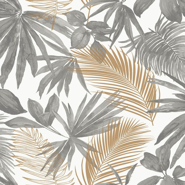 Wild Palms Yellow Grey