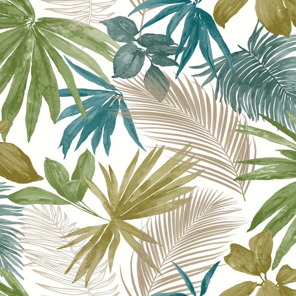 Wild Palms Blue Green